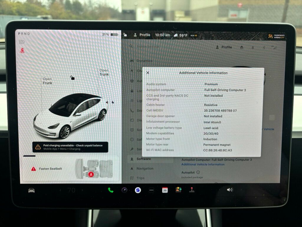 2020 Tesla Model 3 2020 TESLA MODEL 3 LONG RANGE - 22949184 - 29