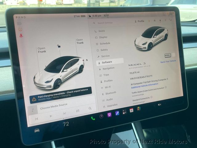 2020 Tesla Model 3 2020 TESLA MODEL 3 STANDARD RANGE PLUS GREAT-DEAL 615-730-9991 - 23066426 - 19