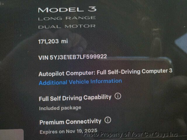 2020 Tesla Model 3 Long Range AWD - 22940505 - 26