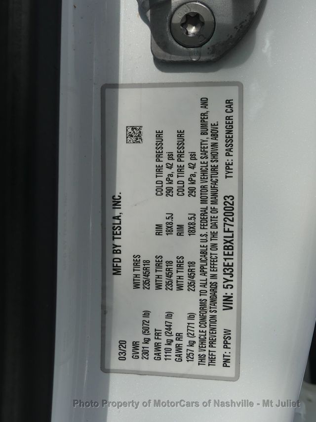 2020 Tesla Model 3 Long Range AWD - 23005714 - 49