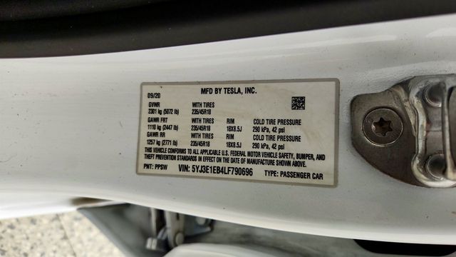 2020 Tesla Model 3 Long Range AWD - 23011421 - 23