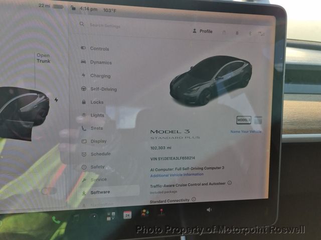 2020 Tesla Model 3 Standard Range Plus RWD - 23090413 - 2