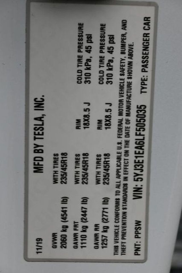 2020 Tesla Model 3 Standard Range Plus RWD - 22975749 - 8