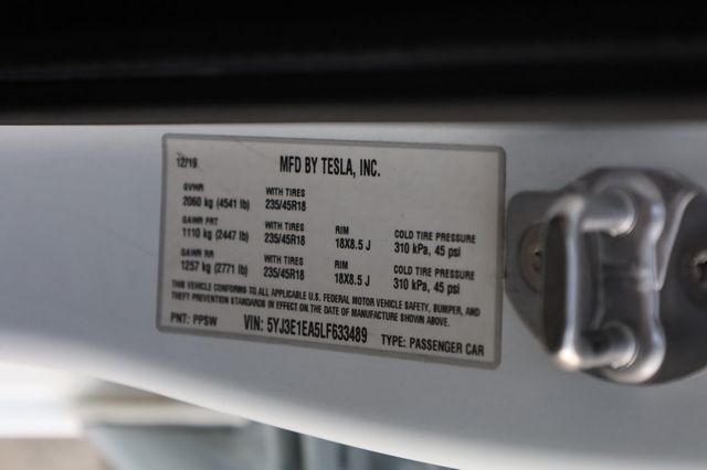 2020 Tesla Model 3 Standard Range Plus RWD - 22947455 - 10