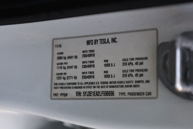 2020 Tesla Model 3 Standard Range Plus RWD - 22972616 - 11