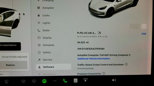 2020 Tesla Model 3 Standard Range Plus w/ White & Black Premium Interior - 23029343 - 13