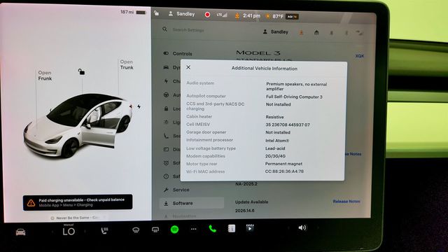 2020 Tesla Model 3 Standard Range Plus w/ White & Black Premium Interior - 23029343 - 14