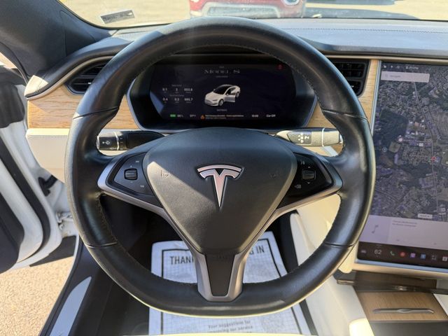 2020 Tesla Model S Long Range AWD *Ltd Avail* w/ Cream Premium Seat Trim & Oak Wood - 23091785 - 13