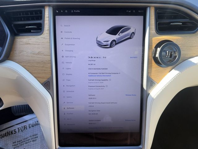 2020 Tesla Model S Long Range AWD *Ltd Avail* w/ Cream Premium Seat Trim & Oak Wood - 23091785 - 20