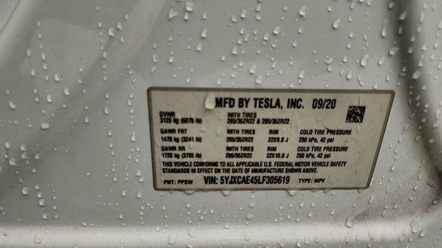 2020 Tesla Model X Performance AWD w/ 7 Seat Interior, FSD Capability & 22'' Wheels - 23005628 - 22