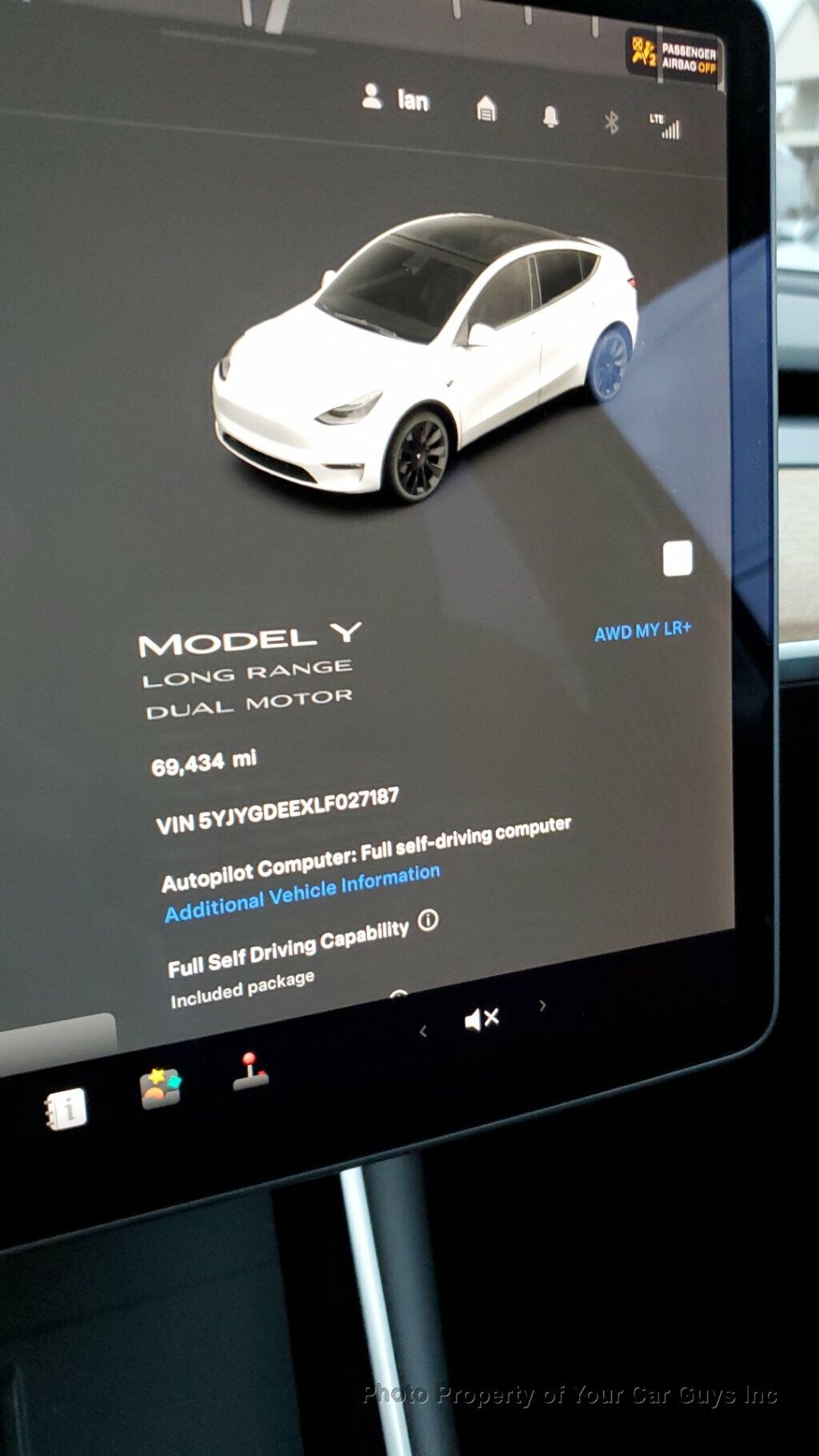 2020 Tesla Model Y FULL SELF-DRIVING Package $10,000 included - 22760248 - 26