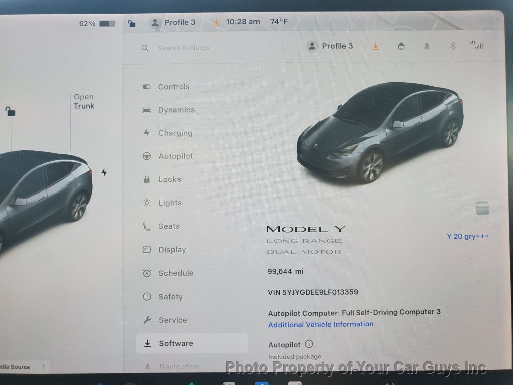 2020 Tesla Model Y Long Range AWD - 22971217 - 20