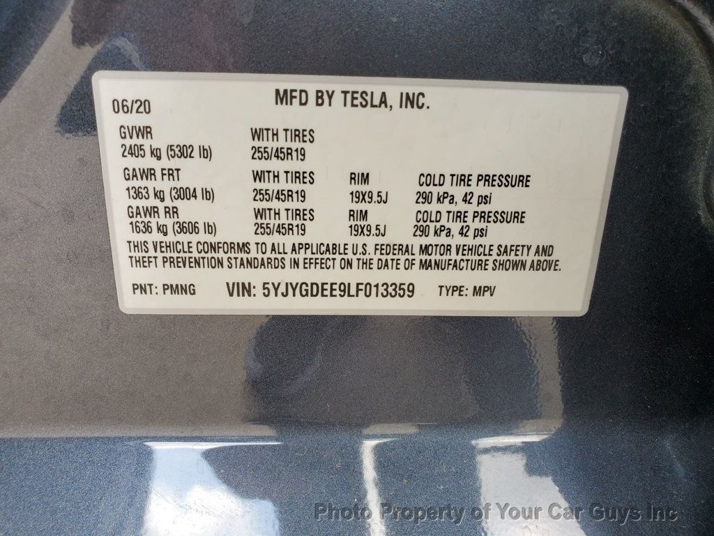 2020 Tesla Model Y Long Range AWD - 22971217 - 23