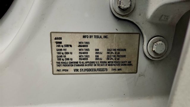 2020 Tesla Model Y Long Range AWD with 20'' Induction Wheels & Acceleration Boost - 22959938 - 23