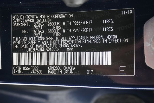 2020 Toyota 4Runner  - 22932235 - 30