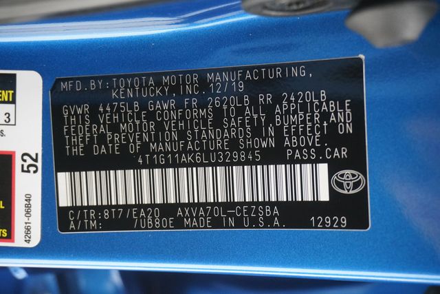 2020 Toyota Camry  - 22935060 - 25