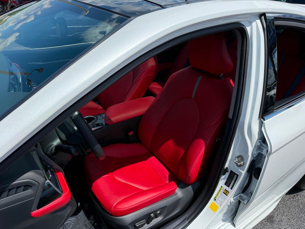 2020 Toyota Camry **CAMRY XSE**WHITE ON RED LEATHER**PANORAMIC**1 OWNER*LOW MILES* - 23016610 - 9