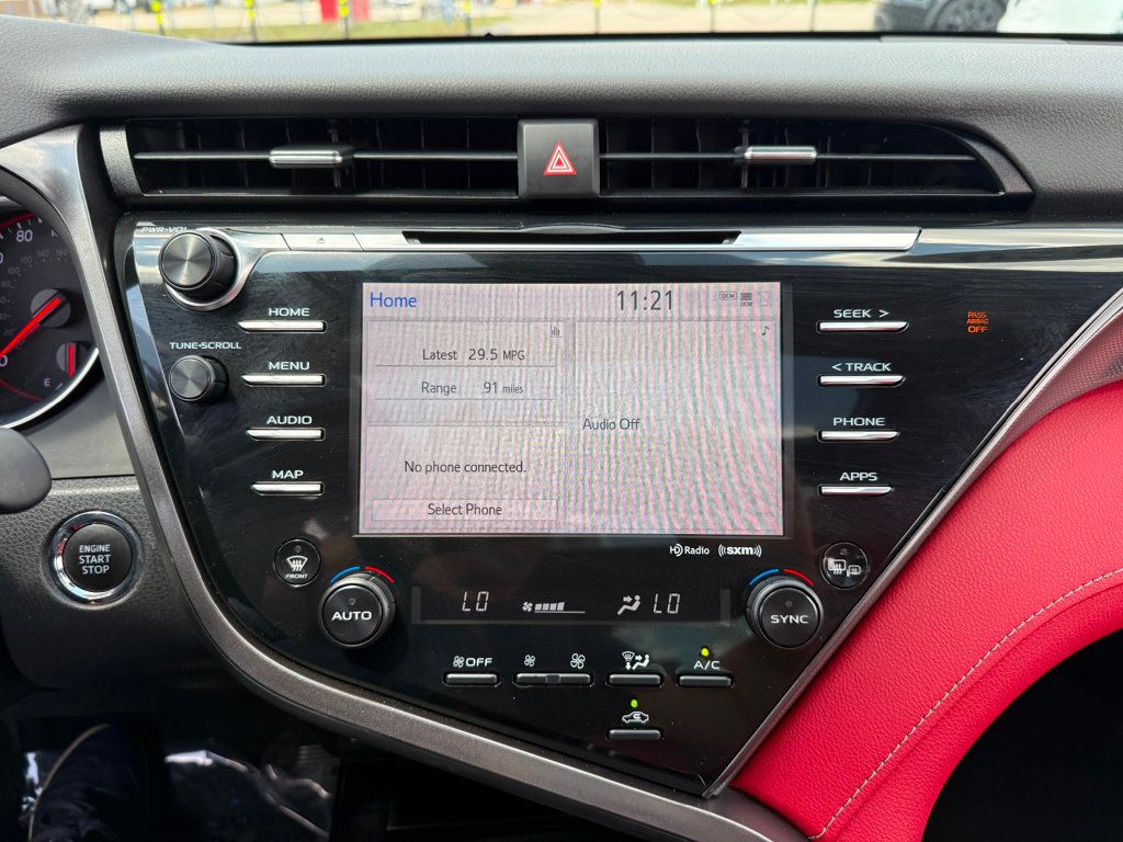 2020 Toyota Camry **CAMRY XSE**WHITE ON RED LEATHER**PANORAMIC**1 OWNER*LOW MILES* - 23016610 - 15
