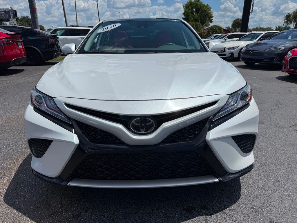2020 Toyota Camry **CAMRY XSE**WHITE ON RED LEATHER**PANORAMIC**1 OWNER*LOW MILES* - 23016610 - 1