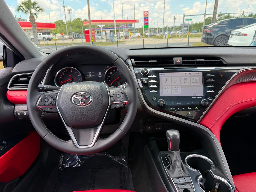 2020 Toyota Camry **CAMRY XSE**WHITE ON RED LEATHER**PANORAMIC**1 OWNER*LOW MILES* - 23016610 - 20