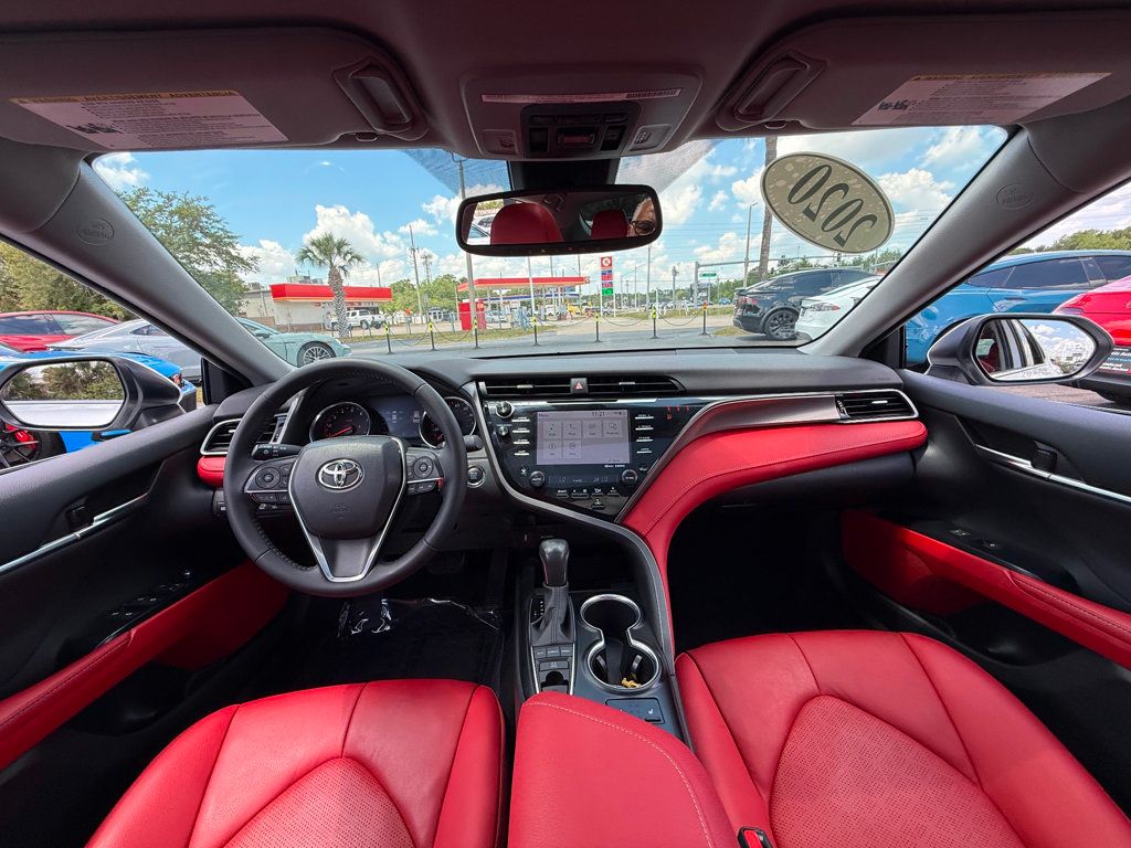 2020 Toyota Camry **CAMRY XSE**WHITE ON RED LEATHER**PANORAMIC**1 OWNER*LOW MILES* - 23016610 - 21