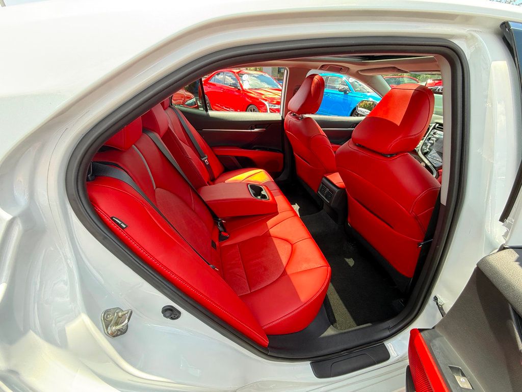 2020 Toyota Camry **CAMRY XSE**WHITE ON RED LEATHER**PANORAMIC**1 OWNER*LOW MILES* - 23016610 - 28