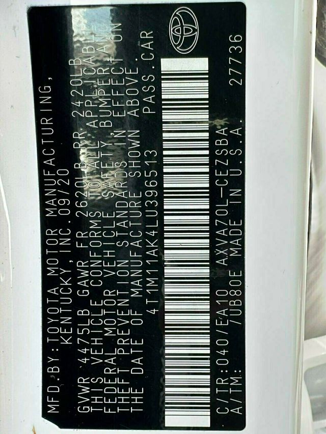 2020 Toyota Camry SE Automatic - 23056100 - 32