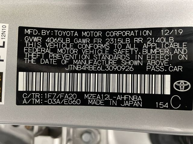 2020 Toyota Corolla Hatchback SE Manual - 22986346 - 44