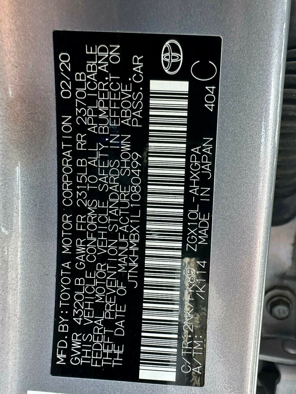 2020 Toyota C-HR XLE FWD - 23053093 - 32