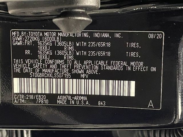 2020 Toyota Highlander Hybrid XLE AWD - 22937512 - 52