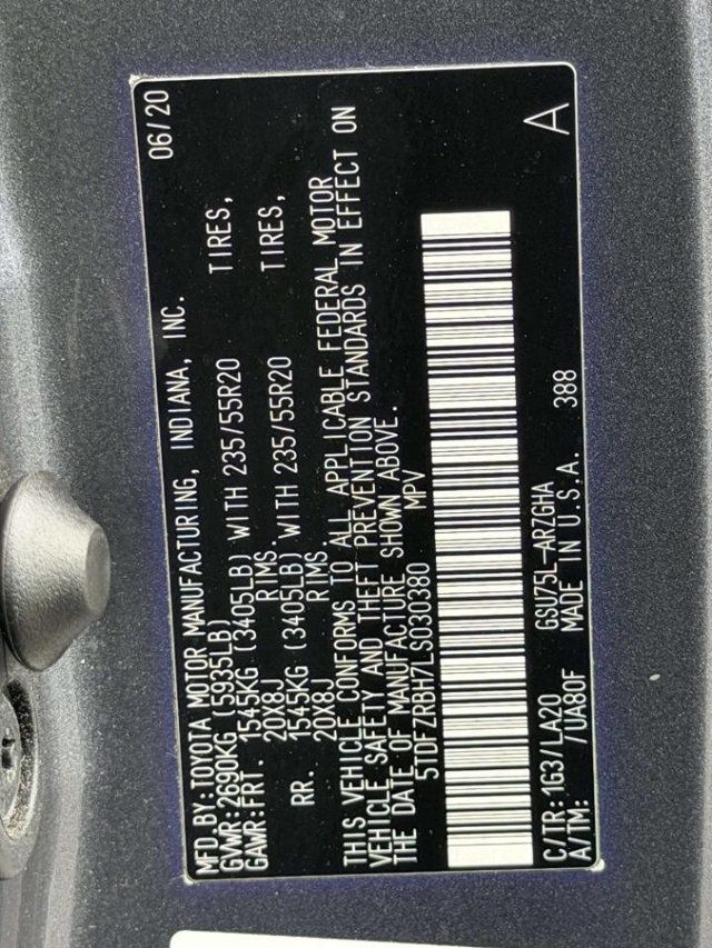 2020 Toyota Highlander Platinum AWD - 23042989 - 20