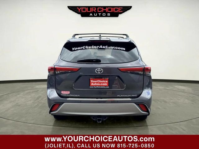2020 Toyota Highlander Platinum AWD - 23042989 - 3