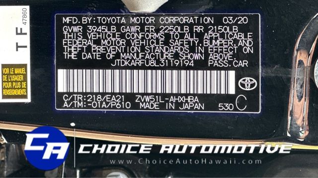 2020 Toyota Prius Limited - 22348243 - 25