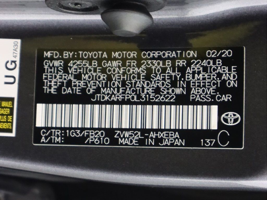 2020 Toyota Prius Prime LE - 22719927 - 44