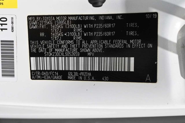 2020 Toyota Sienna LE Mobility FWD 7-Passenger Mobility - 23008611 - 30