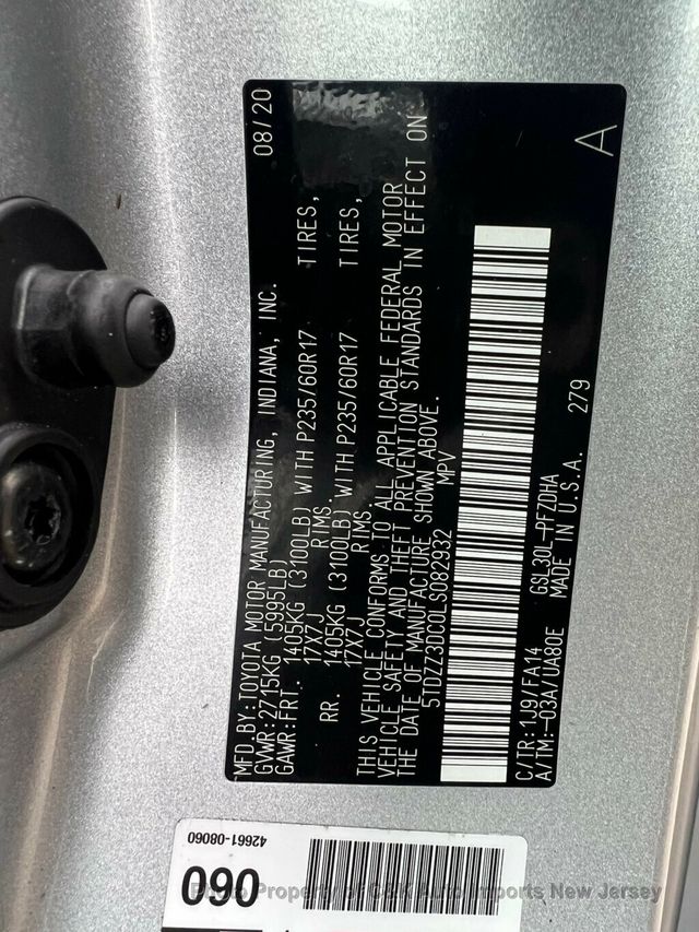 2020 Toyota Sienna L FWD 7-Passenger - 22949839 - 45