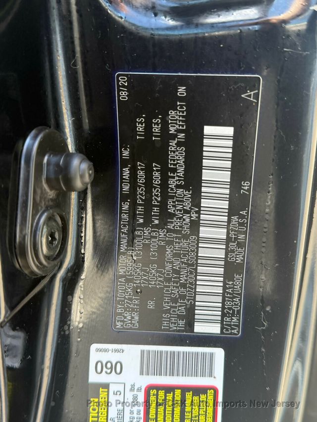 2020 Toyota Sienna L FWD 7-Passenger - 23021603 - 34