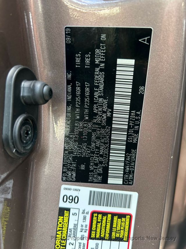 2020 Toyota Sienna L FWD 7-Passenger - 23033775 - 46