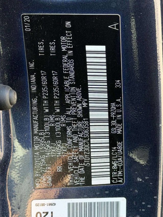 2020 Toyota Sienna XLE Automatic Access Seat FWD 7-Passenger - 23002112 - 14