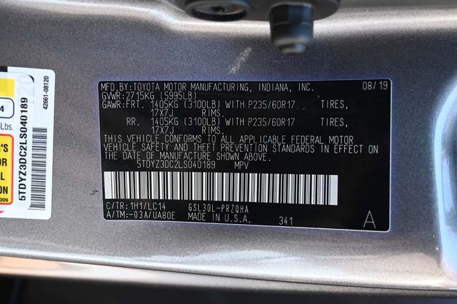 2020 Toyota Sienna XLE Premium FWD 8-Passenger - 22968895 - 32