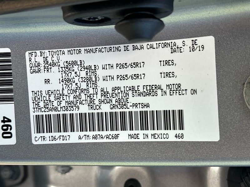 2020 Toyota Tacoma  - 22993280 - 20