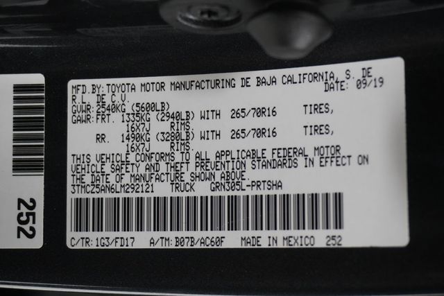 2020 Toyota Tacoma  - 22971367 - 26