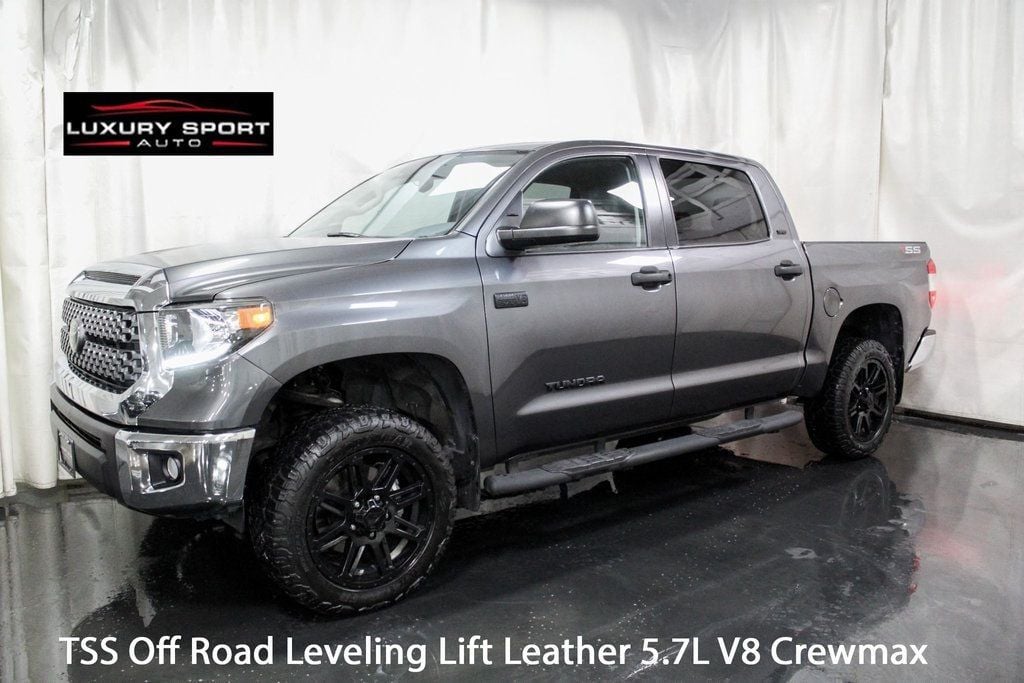 2020 Toyota Tundra CrewMax TTS Off-Road Leather 5.7L V8 Level LIFT 4x4 - 22671178 - 0