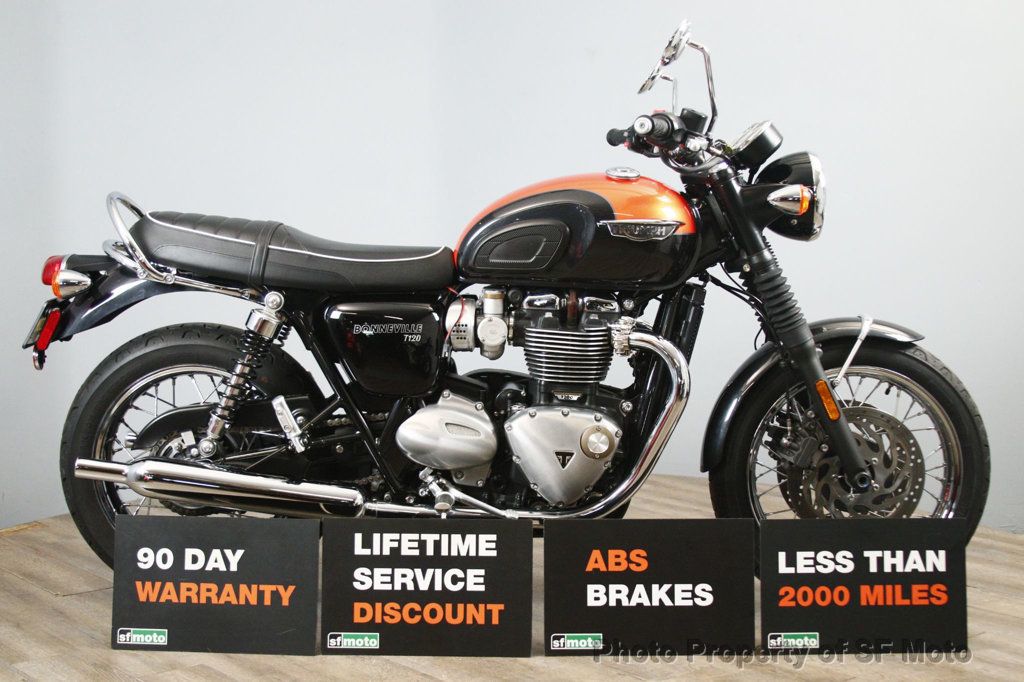 2020 Triumph Bonneville T120 Two Tone Includes Warranty - 23043603 - 4