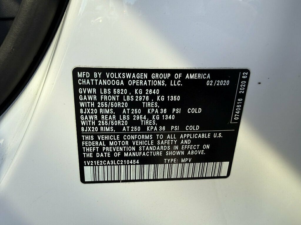 2020 Volkswagen Atlas Cross Sport 3.6L V6 SE w/Technology 4MOTION - 23083667 - 41