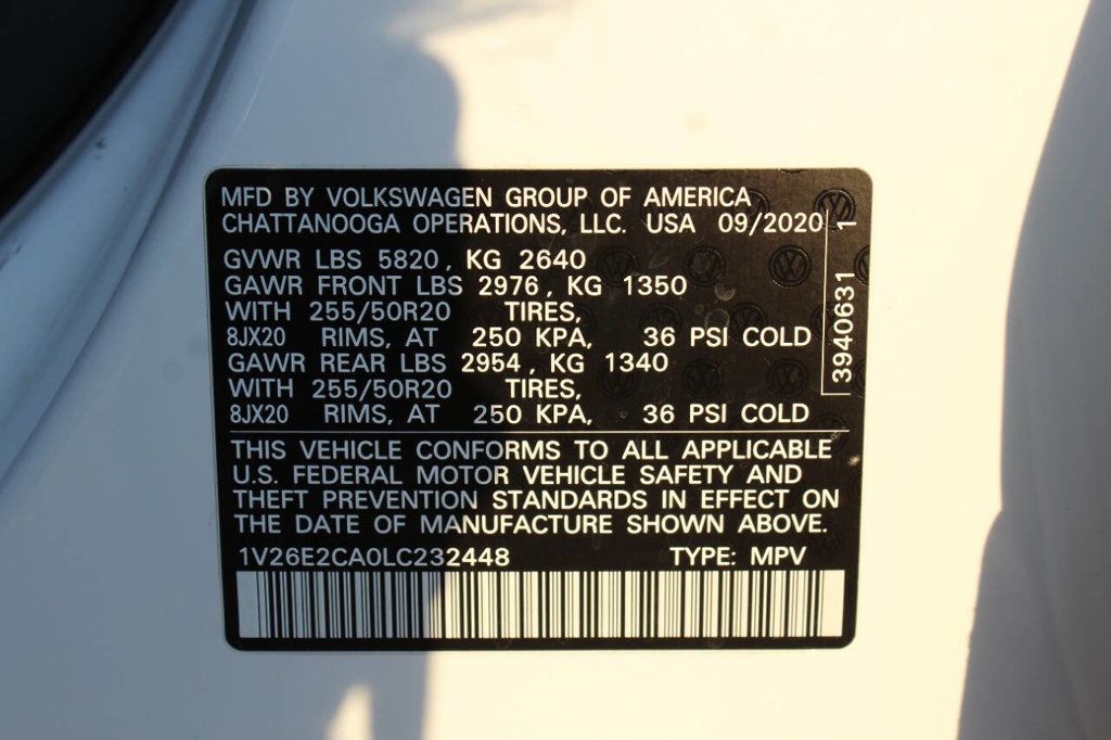 2020 Volkswagen Atlas Cross Sport V6 SE 4Motion AWD 4dr SUV w/Technology - 22916054 - 29