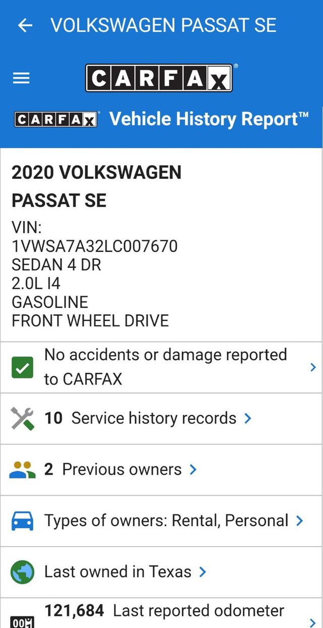 2020 Volkswagen Passat 2.0T SE Automatic - 20371464 - 71
