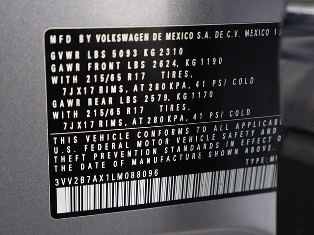 2020 Volkswagen Tiguan 2.0T SE 4MOTION - 22900026 - 50
