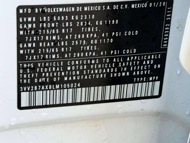 2020 Volkswagen Tiguan SE 4Motion AWD 4dr SUV - 22973765 - 18