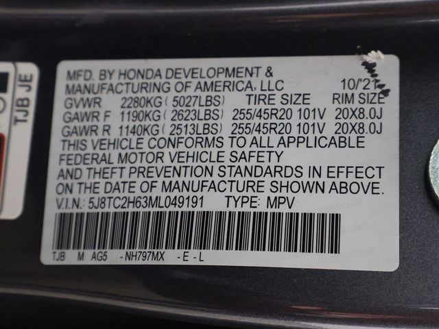 2021 Acura RDX SH-AWD w/A-Spec Package - 23011995 - 59